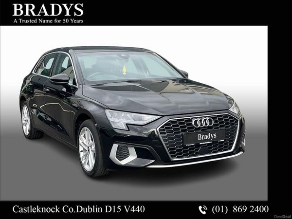 Audi A3 Hatchback, Petrol Plug-in Hybrid, 2021, Black