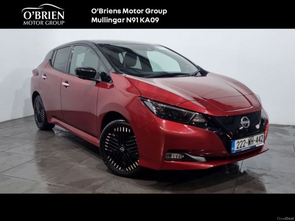 Nissan Leaf Hatchback, Electric, 2022, Red