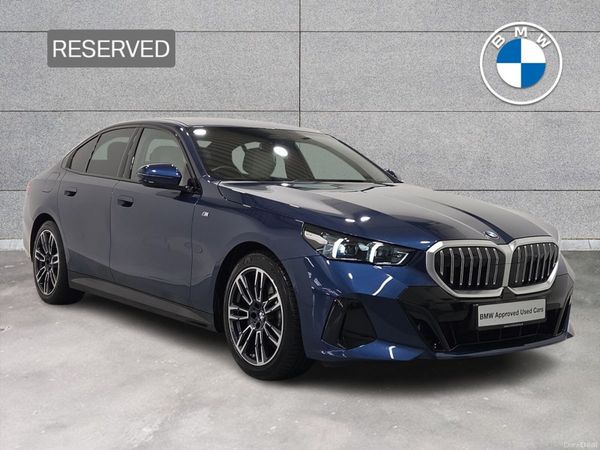BMW 5-Series Saloon, Petrol, 2024, Blue