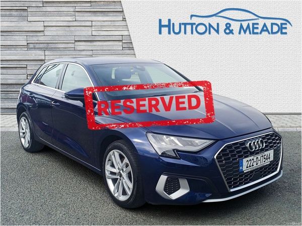 Audi A3 Hatchback, Petrol, 2022, Blue