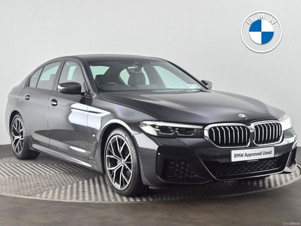 BMW 5-Series Saloon, Diesel Hybrid, 2023, Grey