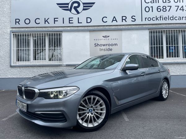 BMW 5-Series Saloon, Petrol Plug-in Hybrid, 2018, Blue