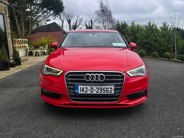 Audi A3 Saloon, Petrol, 2014, Red