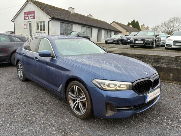 BMW 5-Series Saloon, Diesel, 2021, Blue