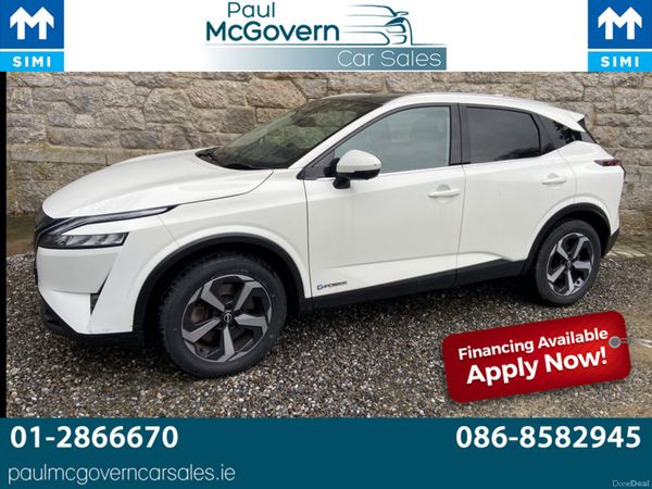Nissan Qashqai MPV, Petrol Hybrid, 2023, White