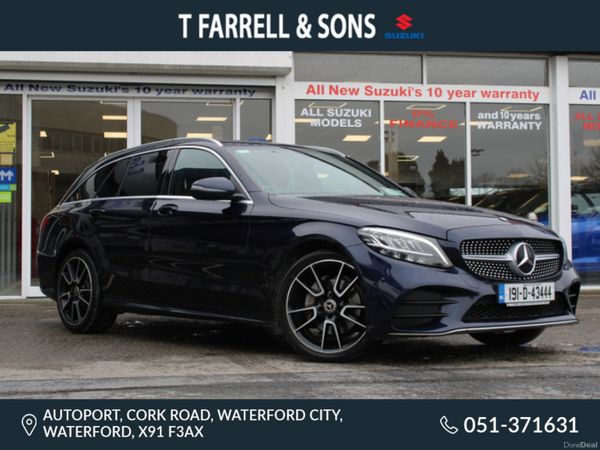 Mercedes-Benz C-Class Estate, Diesel, 2019, Blue