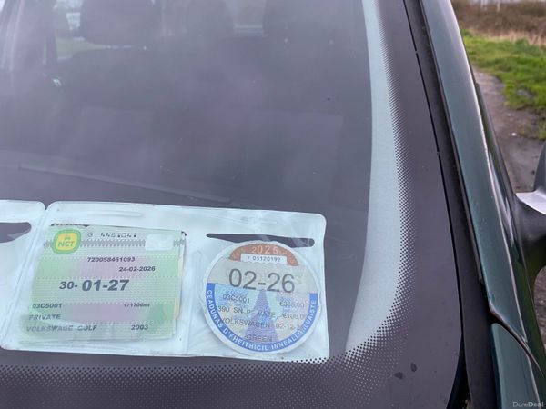 Volkswagen Golf Hatchback, Petrol, 2003, Green