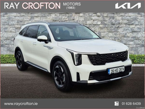 Kia Sorento SUV, Petrol Plug-in Hybrid, 2026, White