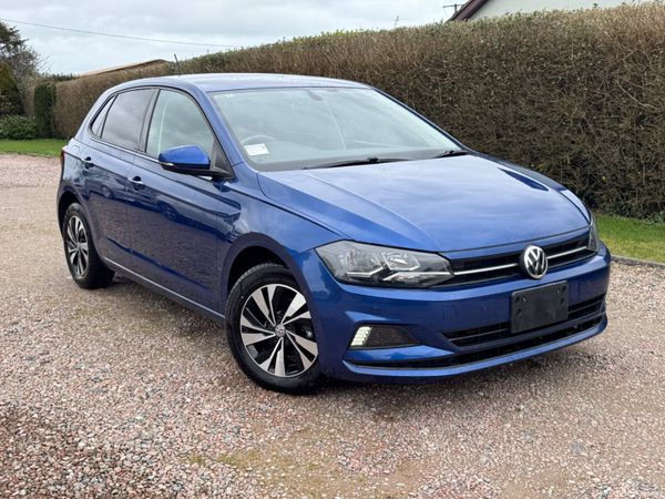 Volkswagen Polo Hatchback, Petrol, 2019, Blue