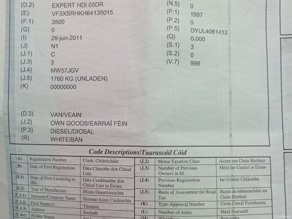 Peugeot Expert MPV, Diesel, 2008, White