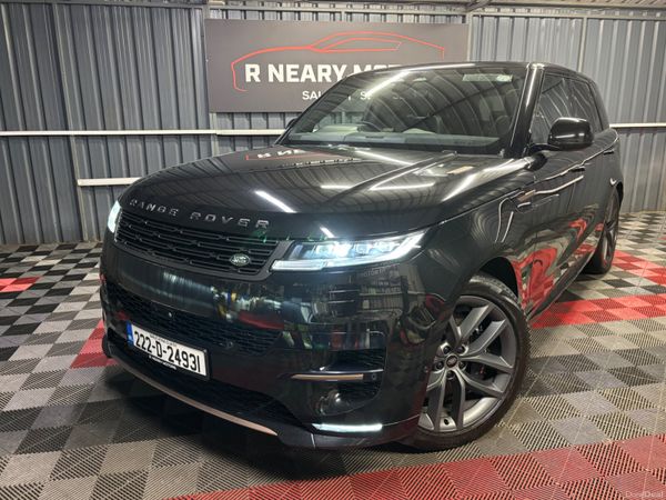 Land Rover Range Rover Sport SUV, Petrol Plug-in Hybrid, 2022, Black