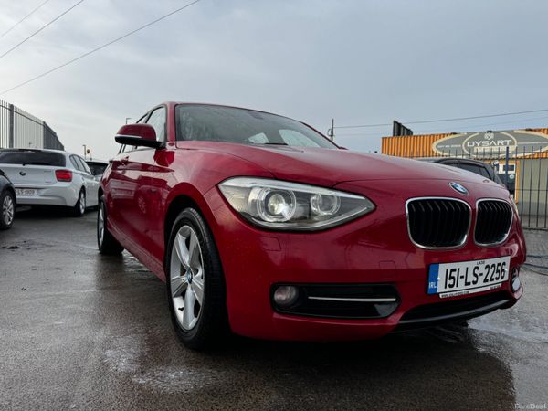 BMW 1-Series Hatchback, Petrol, 2015, Red