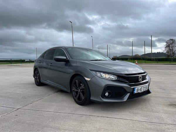 Honda Civic Hatchback, Petrol, 2018, Grey