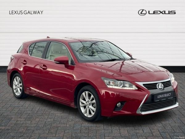 Lexus CT Hatchback, Petrol Hybrid, 2018, Red