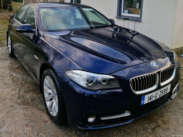 BMW 5-Series Saloon, Diesel, 2014, Blue
