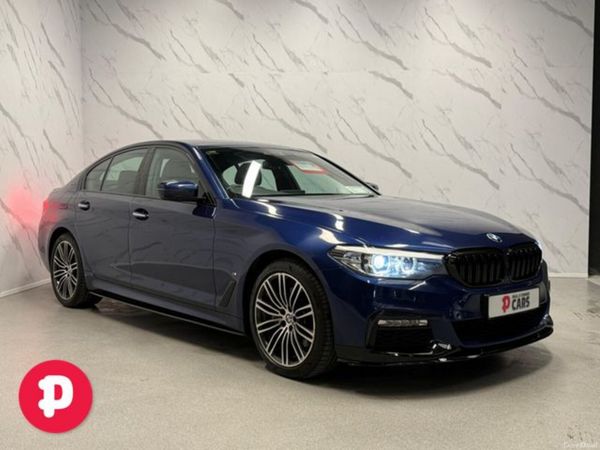 BMW 5-Series Saloon, Petrol Plug-in Hybrid, 2017, Blue