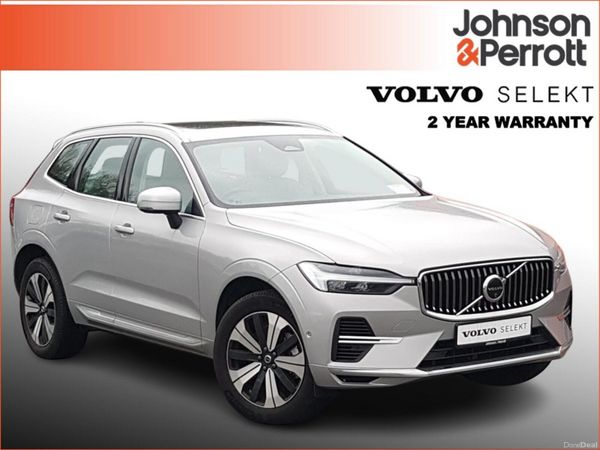 Volvo XC60 SUV, Petrol Plug-in Hybrid, 2025, Silver