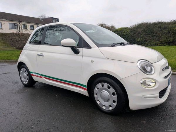 Fiat 500 Hatchback, Petrol, 2016, White