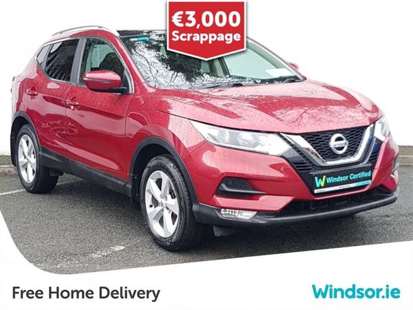 Nissan Qashqai MPV, Petrol, 2019, Red