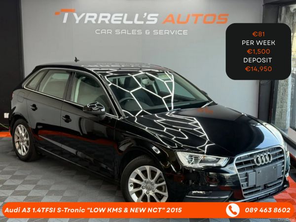 Audi A3 Hatchback, Petrol, 2015, Black