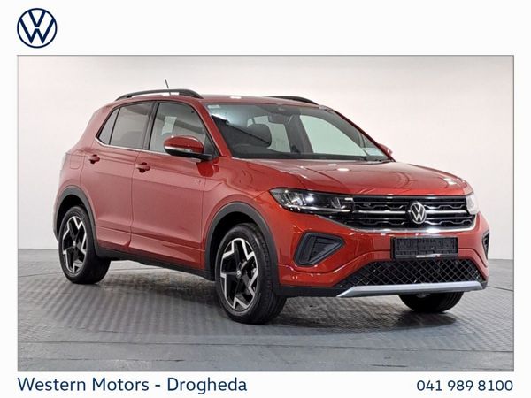 Volkswagen T-Cross SUV, Petrol, 2026, Red