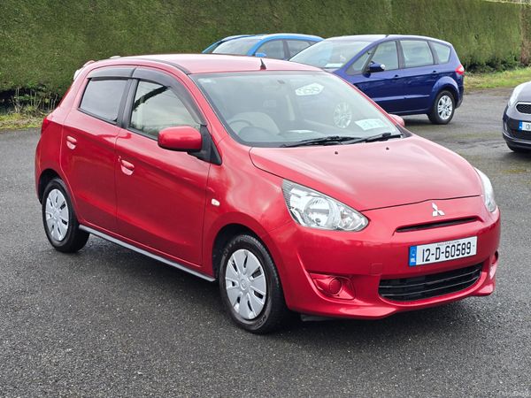Mitsubishi Mirage Hatchback, Petrol, 2012, Red