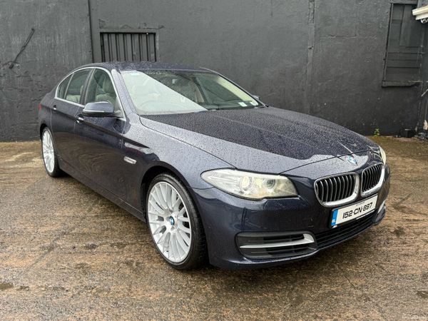 BMW 5-Series Saloon, Diesel, 2015, Blue