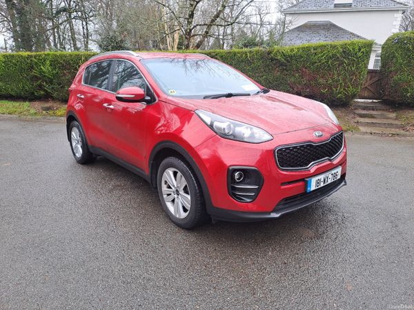 Kia Sportage SUV, Diesel, 2018, Red