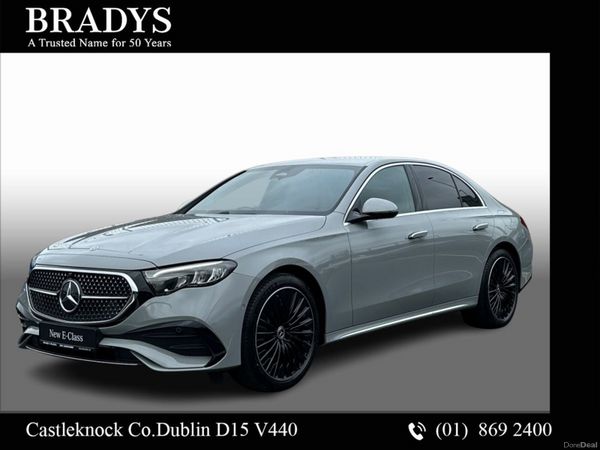 Mercedes-Benz E-Class Saloon, Diesel Plug-in Hybrid, 2026, Grey