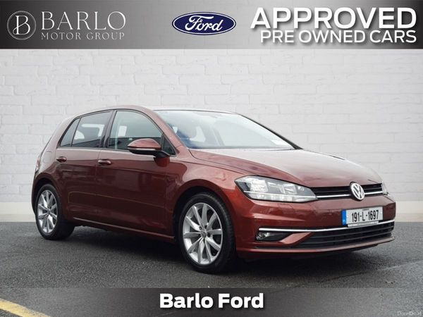Volkswagen Golf Hatchback, Petrol, 2019, Red