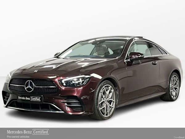 Mercedes-Benz E-Class Coupe, Diesel, 2023, Red