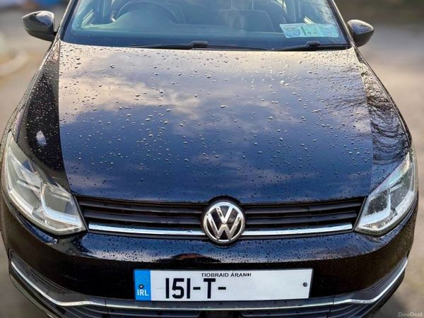 Volkswagen Polo Hatchback, Petrol, 2015, Black