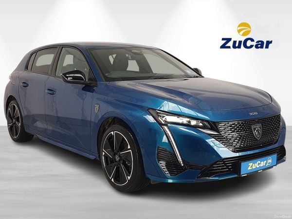 Peugeot 308 Hatchback, Electric, 2024, Blue
