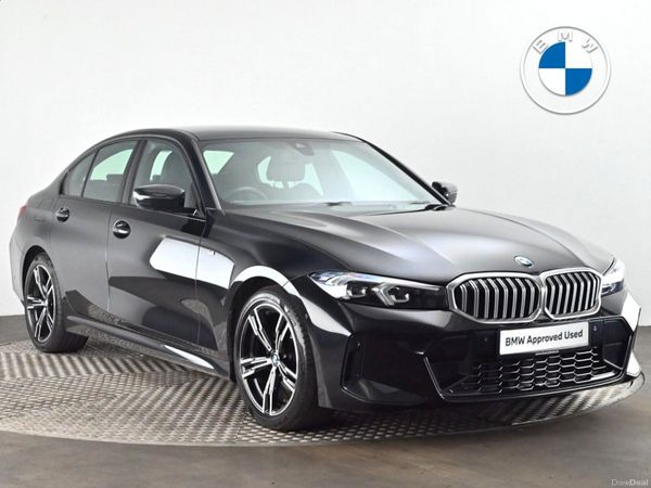 BMW 3-Series Saloon, Diesel Hybrid, 2024, Black