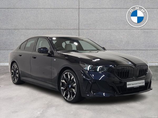 BMW 5-Series Saloon, Petrol Plug-in Hybrid, 2024, Black