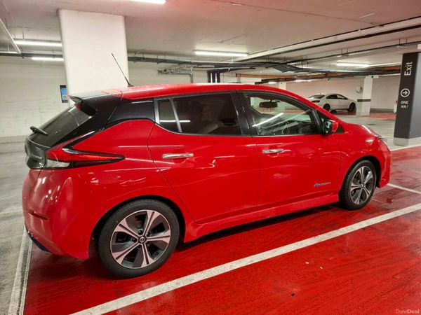 Nissan Leaf Hatchback, Electric, 2018, Red