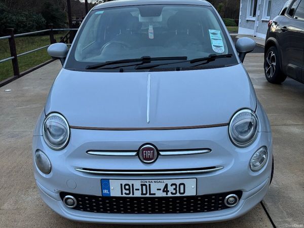 Fiat 500 Hatchback, Petrol, 2019, Grey