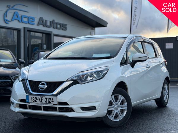 Nissan Note Hatchback, Petrol, 2018, White