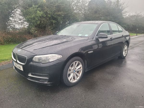 BMW 5-Series Saloon, Diesel, 2015, Black