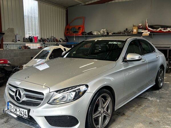 Mercedes-Benz C-Class Saloon, Diesel, 2015, Silver