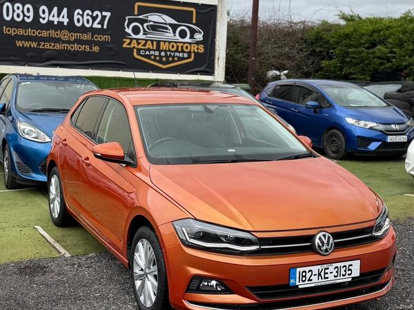 Volkswagen Polo Hatchback, Petrol, 2018, Orange