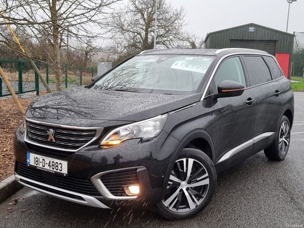 Peugeot 5008 MPV, Diesel, 2018, Black