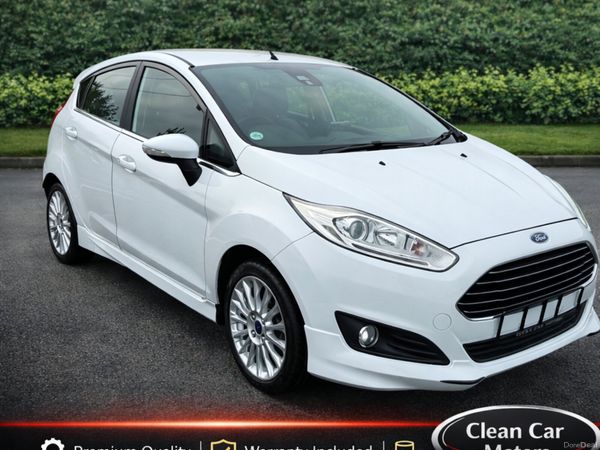 Ford Fiesta Hatchback, Petrol, 2014, White