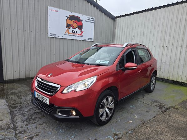 Peugeot 2008 SUV, Petrol, 2016, Red