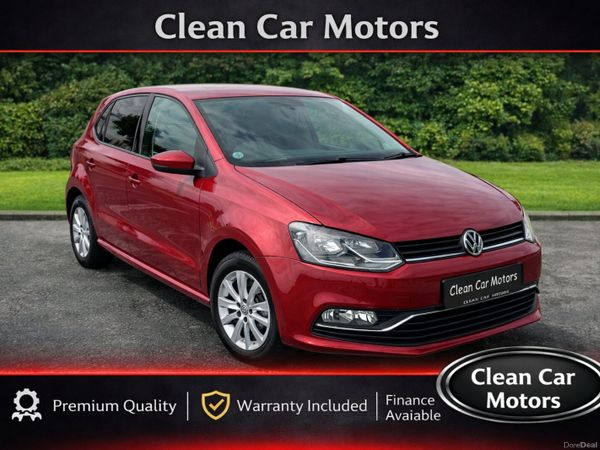 Volkswagen Polo Hatchback, Petrol, 2015, Red