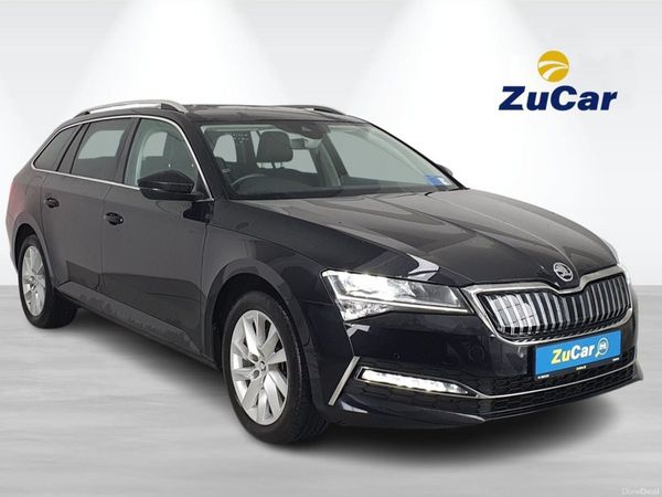 Skoda Superb Estate, Petrol Plug-in Hybrid, 2023, Black