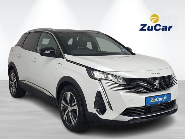 Peugeot 3008 SUV, Petrol Plug-in Hybrid, 2023, White