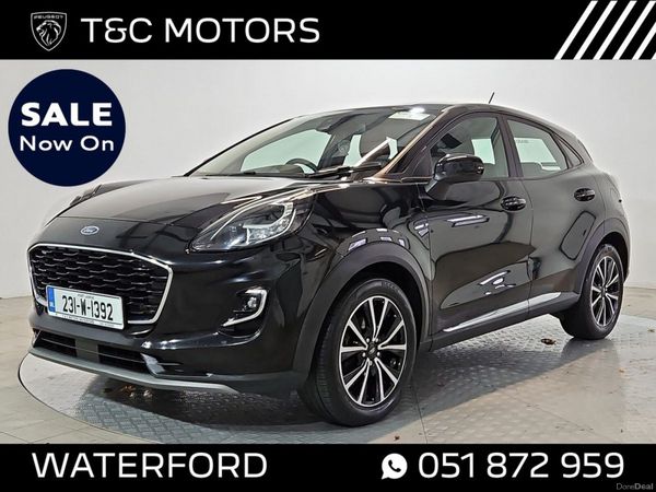 Ford Puma SUV, Petrol Hybrid, 2023, Black