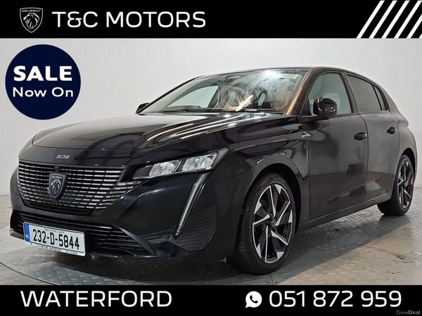 Peugeot 308 Hatchback, Petrol, 2023, Black