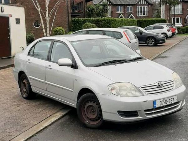 Toyota Corolla Saloon, Petrol, 2007, Silver